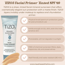 Load image into Gallery viewer, TIZO3 Facial Primer Tinted SPF 40